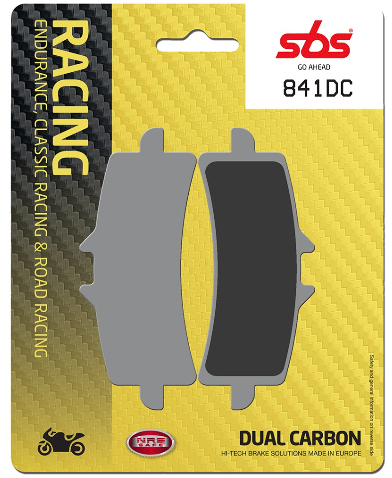 PLAQUETTES DE FREIN SBS 841DC RACING BREMBO M40 M50 STYLEMA