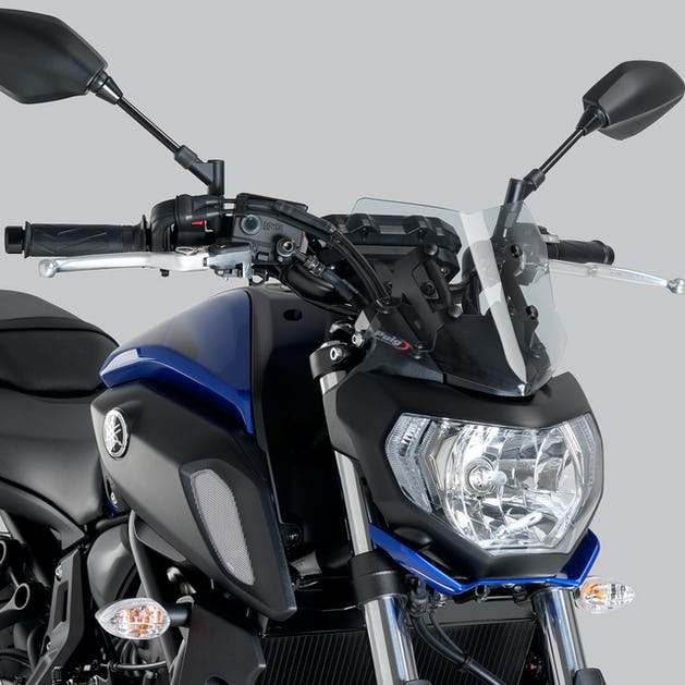 Bulle Aluminium Pour Yamaha MT07 2018-2020 – Saute-vent Court Look Moto Sportive