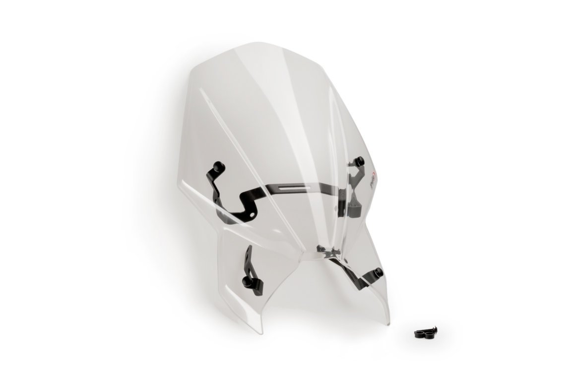 Pare-brise PUIG 6251N Pour Suzuki Inazuma 2013-2014 - Noir, Taille M - Protection Contre Le Vent