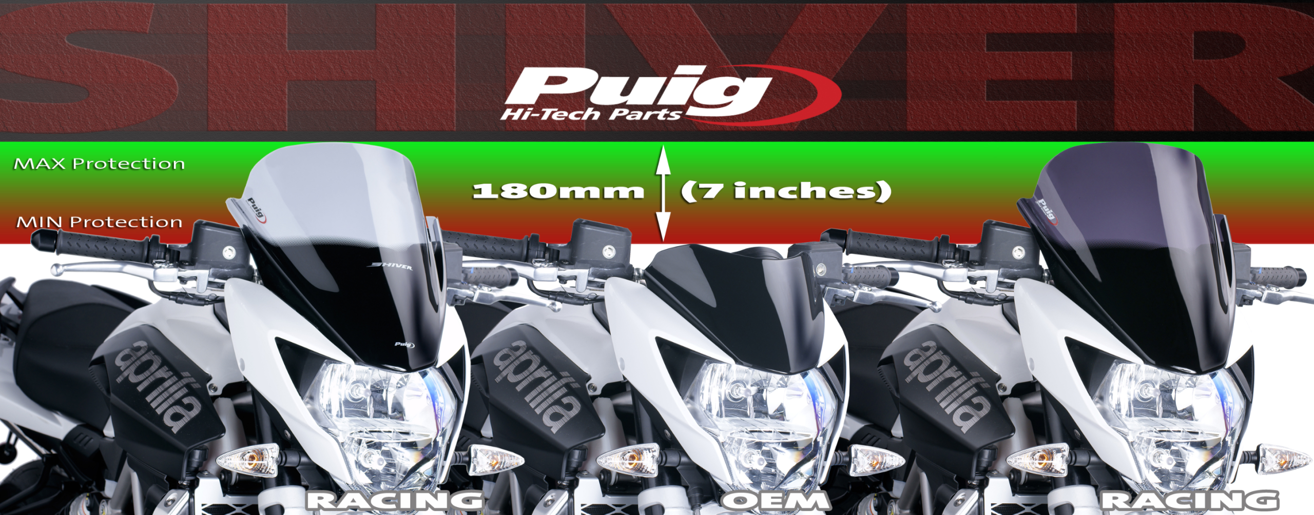 Bulle Puig Z-Racing APRILIA SHIVER 750 2010 2016 – Image 2