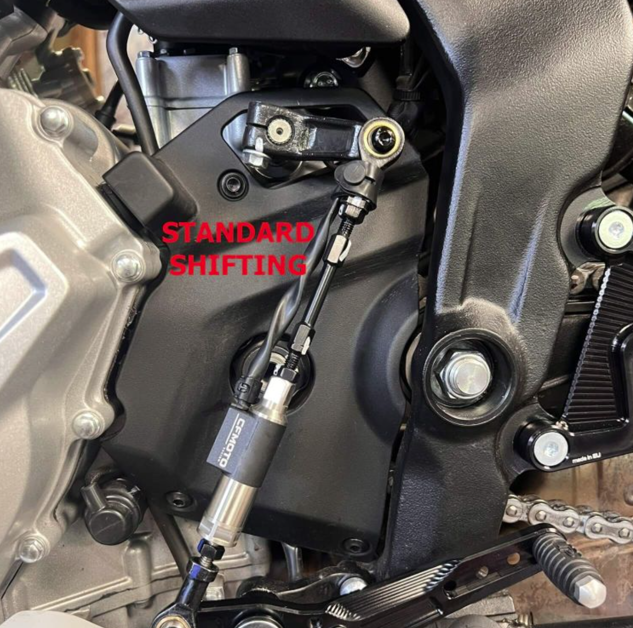 Commandes reculées PP Tuning CFMoto 675 SR-R 2024-2025 – Image 6