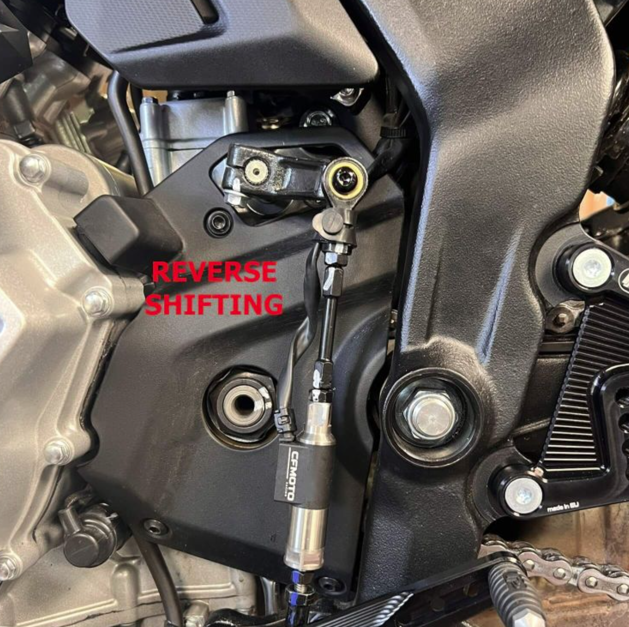 Commandes reculées PP Tuning CFMoto 675 SR-R 2024-2025 – Image 7