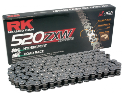 Chaîne RK 520 ZXW ACIER Hyper Sport WSBK Ultra renforcée