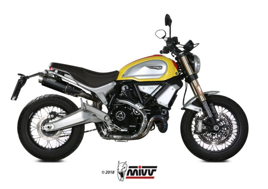 SILENCIEUX MIVV GP PRO NOIR DUCATI SCRAMBLER 1100 2018 2022 – Image 5
