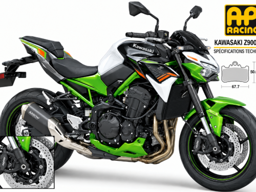 PLAQUETTES AP RACING LMP 594 SF KAWASAKI Z 900 ABS 2005 2026